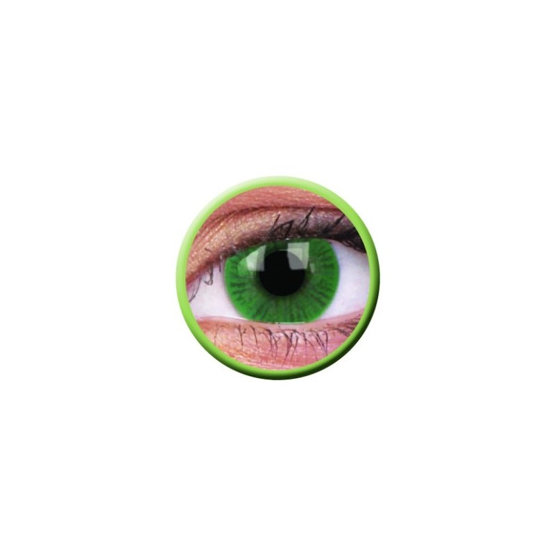 ColourVUE Green Basic Coloured Contact Lenses (90 Day)