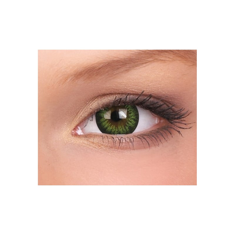 ColourVUE Party Green Big Eye Coloured Contact Lenses