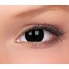 ColourVue Blind Eye Black (Pupil Cover)Halloween Contact Lenses (3 Month Wear)