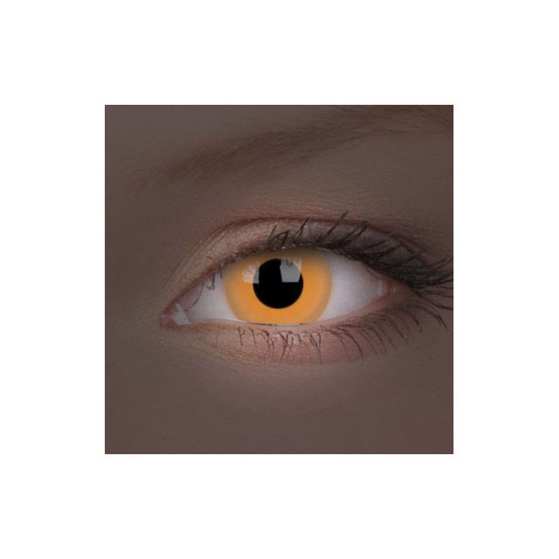 ColourVue UV Glow Orange Crazy Colour Contact Lenses (1 Year)