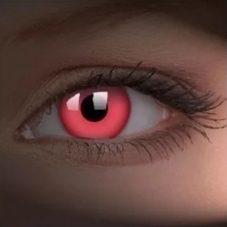 ColourVue UV Glow Red Crazy Colour Contact Lenses (1 Year)