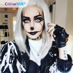 ColourVUE 1 Day Use White Zombie Halloween Coloured Contact Lenses