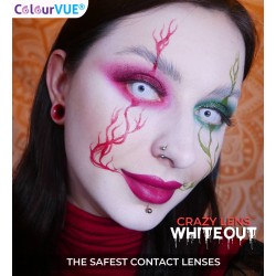 ColourVue Whiteout Crazy Colour Contact Lenses (3 Month Wear)