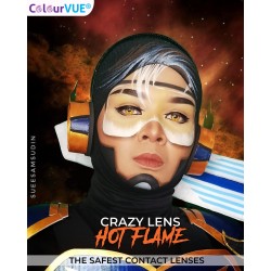 Flame Hot Crazy Colour Contact Lenses (1 Year Wear)