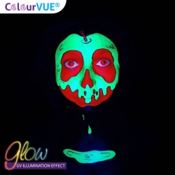 ColourVue UV Glow Red Crazy Color Kontaktlinsen (1 Jahr)