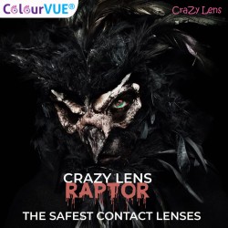 Raptor Reptile Lizard Green Red Crazy Colour Contact Lenses (1 Year Wear)