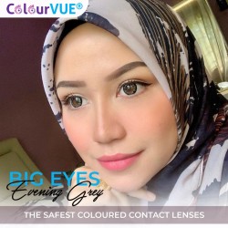 ColourVUE Evening Grey Big Eye Coloured Contact Lenses (90 Day)