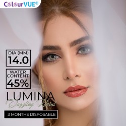 ColourVUE Lumina Dazzling Mint Green Natural Vibrant Coloured Contact Lenses (90 Day)