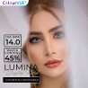 ColourVUE Lumina Dazzling Mint Green Natural Vibrant Coloured Contact Lenses (90 Day)