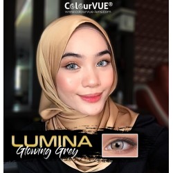 ColourVUE Lumina Glowing Grey Natural Vibrant Coloured Contact Lenses (90 Day)