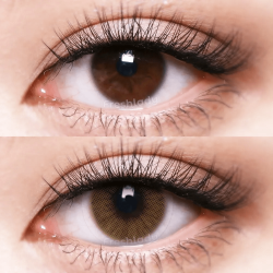 FreshLady Ocre Brown Coloured Contact Lenses Yearly