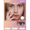 FreshLady Starshine Lolite Grey Brown Coloured Contact Lenses Yearly