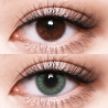 FreshLady Esmeraldr Green Coloured Contact Lenses Yearly