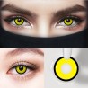 Mad Hatter Yellow Manson Black Crazy Colour Contact Lenses Yearly Wear