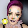 Freshlady Yellow Manson Black Mad Hatter Halloween Contact Lenses