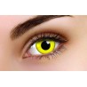 ColourVue Block Solid Bright Yellow Crazy Coloured Contact Lenses (1 Year Wear)