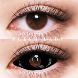 Freshlady Black Sclera Vollaugen-Kontaktlinsen 22 mm (jährlich)