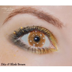 Glimmer Gold Blink Brown Starry Eye Contact Lenses