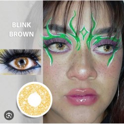 Glimmer Gold Blink Braun Sternenauge Kontaktlinsen