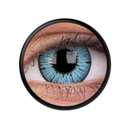 Blizzard Blue Halloween Crazy Colour Contact Lenses (1 Year Wear)