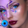 Freshlady Lake Blue Blind Halloween Contact Lenses