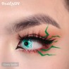 Freshlady Green Spider Halloween Cosplay Anime Contact Lenses