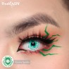 Freshlady Green Spider Halloween Cosplay Anime Contact Lenses