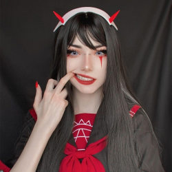 Freshlady Spinnennetz weiße Halloween Cosplay Anime Kontaktlinsen