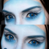 Blue Manson Crazy Coloured Contact Lenses (90 days)