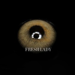 FreshLady Wild Weekend Brown Hazel Coloured Contact Lenses Yearly