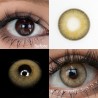 FreshLady Wild Weekend Brown Hazel Coloured Contact Lenses Yearly