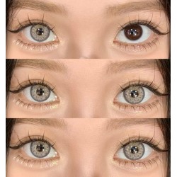 FreshLady Cloudy Veil Grey Coloured Contact Lenses Yearly