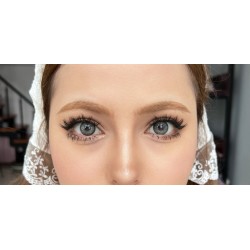 FreshLady Mist Storm Grey Coloured Contact Lenses Yearly