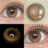 FreshLady Skylark Dream Brown Hazel Coloured Contact Lenses Yearly