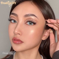 FreshLady Ocean Series Blue Coloured Contact Lenses Yearly