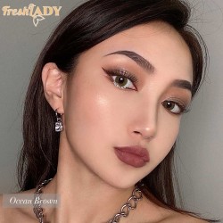 FreshLady Ocean Series Brown Coloured Contact Lenses Yearly