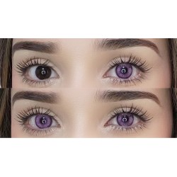 FreshLady Fruit Juice Grape Purple Coloured Contact Lenses Yearly