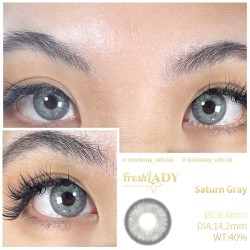 FreshLady Saturn Grey Coloured Contact Lenses Yearly