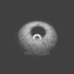 FreshLady Saturn Grey Coloured Contact Lenses Yearly