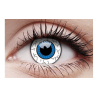 Comic Eye Blue Black Veins Doll Crazy Colour Contact Lenses (1 Year Wear)