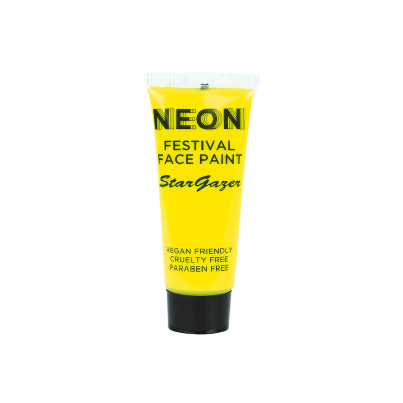 Yellow UV Reactive Stargazer Face & Body Paint