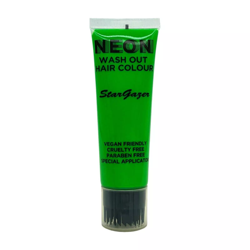 Stargazer Cosmetics Green UV Reactive Neon Hair Gel