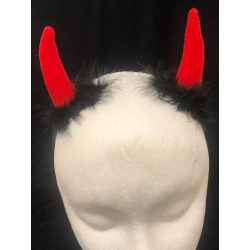 Small Devil Horns Hair Clips With Snap Clips