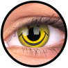 ColourVue Acid Smiley Face Yellow Crazy Coloured Contact Lenses (90 Day Wear)