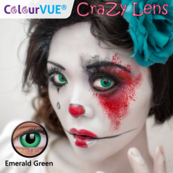 ColourVue Emerald Green Crazy Colour Contact Lenses (3 Month Wear)