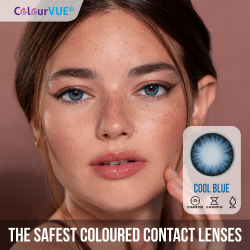 ColourVUE Big Eye Cool Blue Coloured Contact Lenses