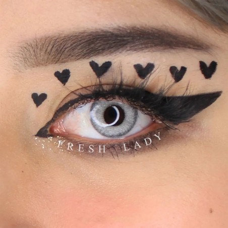 FreshLady Dubai Gray Colored Contact Lenses Yearly Wear