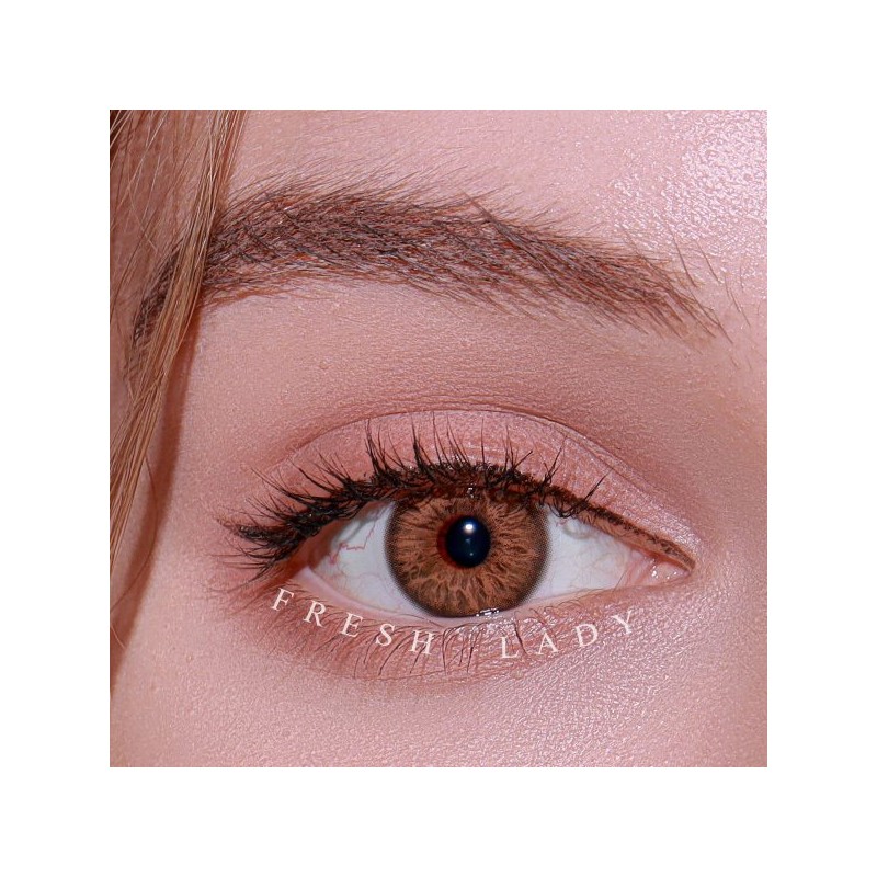 FreshLady Rococo Love Story Brown Coloured Contact Lenses Yearly