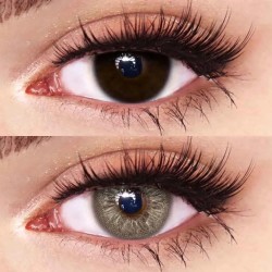 FreshLady Angelic Glow Halo Hazel Coloured Contact Lenses Yearly