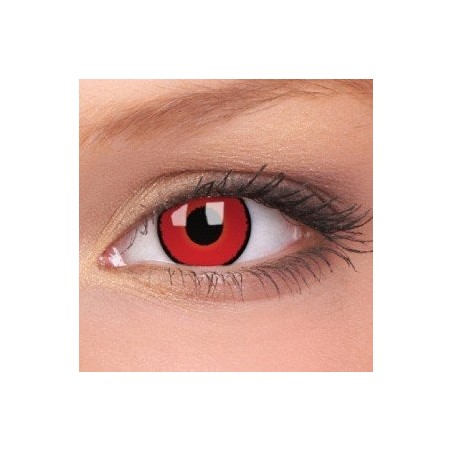 ColourVue Voldemort Red Black Ring Crazy Coloured Contact Lenses (3 Month Wear)